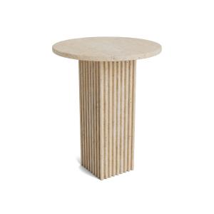 NORR11 - Soho Table d'appoint Ø 40 x H 50 cm ; travertin na…