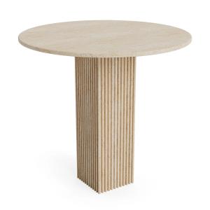 NORR11 - Soho Table de salle à manger Ø 80 x H 76 cm, trave…