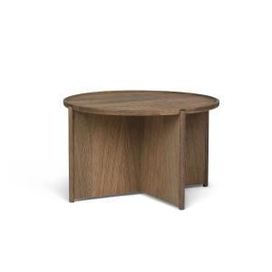 Northern - Cling Table basse, Ø 70 x H 43 cm, chêne fumé