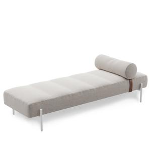 Northern - Daybe Daybed, blanc / gris clair (Kvadrat Brusvi…