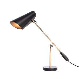 Northern - Birdy Lampe de table, noir / laiton