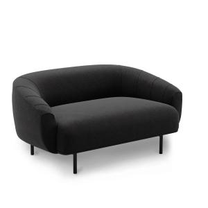 Northern - Plis Canapé 2 places, noir / gris foncé (Kvadrat…