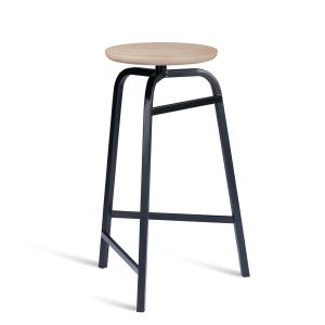 Northern - Treble Tabouret de bar H 65 cm, chêne clair huil…