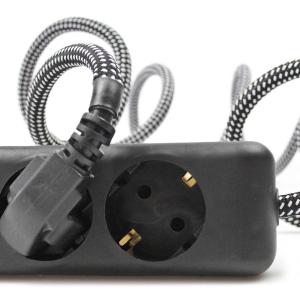 NUD Collection - Extension Cord triple prise, Black Market…