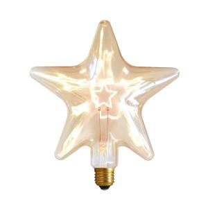 NUD Collection - LED Star Stella, E 27 / 1,1 W, or ambre, à…