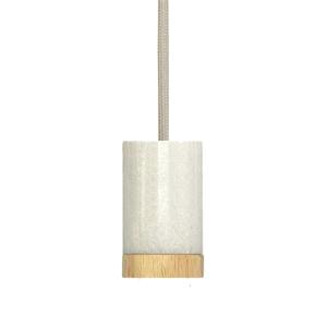 NUD Collection - Lampe à suspendre Marble blanc, Whipped Cr…