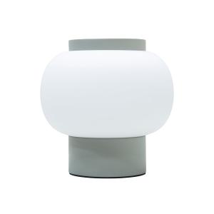 Nuuck - Finn Lampe de table Ø 22 cm, opale blanc / gris