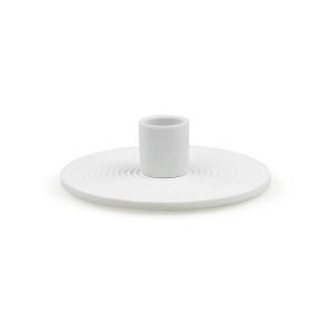 Nuuck - Cirkler 01 Bougeoir en céramique Ø 12 x H 3,5 cm, g…