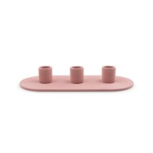 Nuuck - Cirkler 02 Céramique Bougeoir 24 cm, ochre red