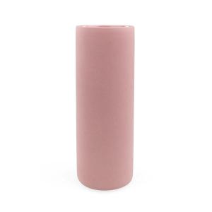 Nuuck - Lige Vase en céramique Ø 8,5 x H 23 cm, ochre red