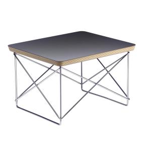 Vitra - Hpl noir / eames occasional table ltr chrome