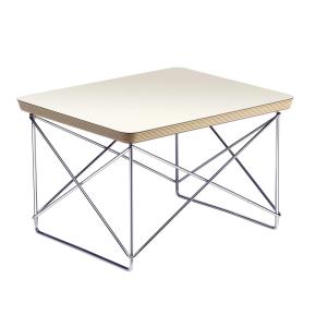Vitra - Hpl blanc / eames occasional table ltr chrome