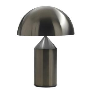 Oluce - Atollo lampe de table 233, nickel noir satiné / int…