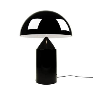 Oluce - Atollo lampe de table 239, noir RAL 9005 / intérieu…