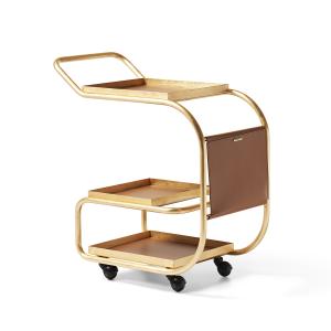 Opinion Ciatti - Zenzero Chariot de service, cuir / feuille…