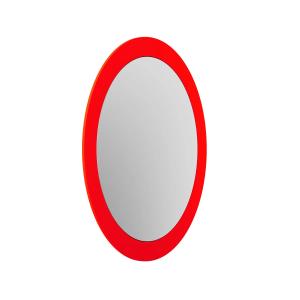 OUT Objekte unserer Tage - Lorenz Miroir, Ø 53 cm, rouge vi…
