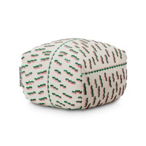 OUT Objekte unserer Tage - Sander Pouf Mini, rose / vert (T…