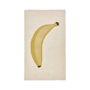 OYOY - Banane Tapis pour enfants 140 x 80 cm, jaune