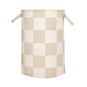 OYOY - Chess Panier de rangement, Ø 38 cm, clay / blanc cas…