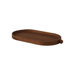 OYOY - Inka Plateau en bois, 34 x 18 cm, foncé
