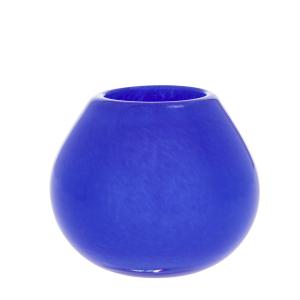 OYOY - Kojo Hurricane Vase, Ø 11 x 9 cm, bleu optique