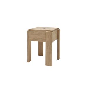 OYOY - OY Table d'appoint avec tiroir, H 45 cm, chêne natur…