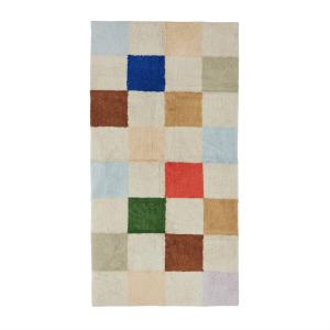 OYOY Mini - Tapis Chess, 168 x 48 cm, multicolore