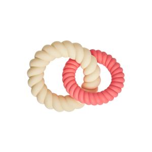 OYOY Mini - Mellow Anneau de dentition, rouge cerise / vani…