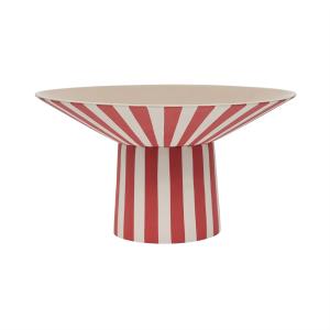 OYOY - Toppu Coupe, high, Ø 30 x H 17 cm, red / peach