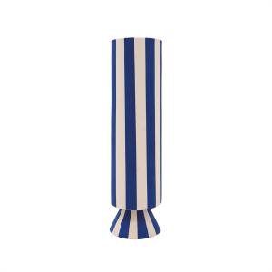 OYOY - Toppu Vase, Ø 8,5 x H 31 cm, bleu optique (édition l…
