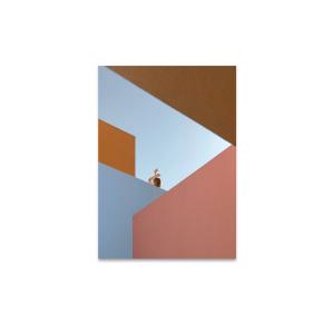 Paper Collective - Angular Afternoon Poster, 30 x 40 cm