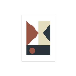 Paper Collective - Big Sur Affiche, 30 x 40 cm