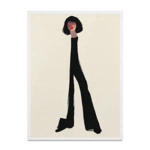 Paper collective - Black pants affiche, 50 x 70 cm