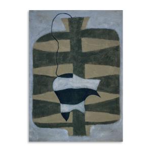 Paper Collective - Blue Lilly Poster, 70 x 100 cm
