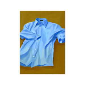 Paper Collective - Blue Shirt Poster , 50 x 70 cm