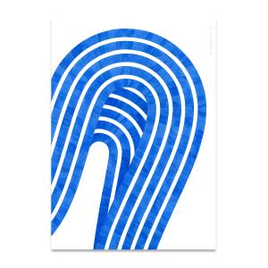 Paper Collective - Entropy Blue 01 Poster, 50 x 70 cm