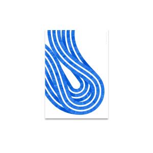 Paper Collective - Entropy Blue 02 Poster, 30 x 40 cm