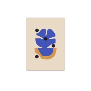 Paper Collective - Flor Azul Poster, 30 x 40 cm