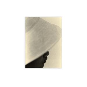Paper Collective - Girl and Hat Poster, 30 x 40 cm