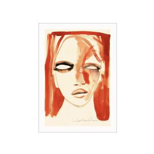Paper Collective - Red Portrait Affiche, 50 x 70 cm