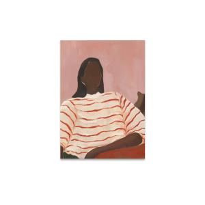 Paper Collective - Red Stripes Poster, 30 x 40 cm