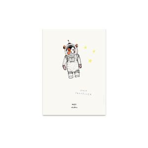 Paper collective - Space traveller, 30 x 40 cm