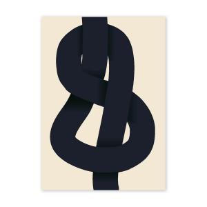 Paper collective - The knot affiche, 50 x 70 cm