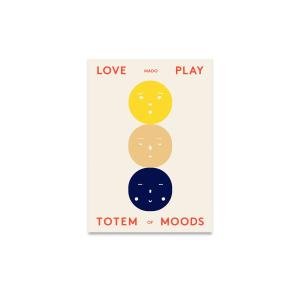 Paper Collective - Totem of Moods Poster, 30 x 40 cm