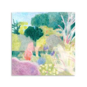Paper Collective - Un Jardin à Kergoët Poster, 100 x 100 cm…