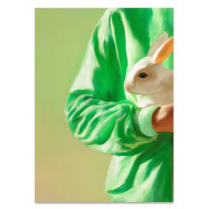 Paper Collective - White Rabbit Poster, 70 x 100 cm