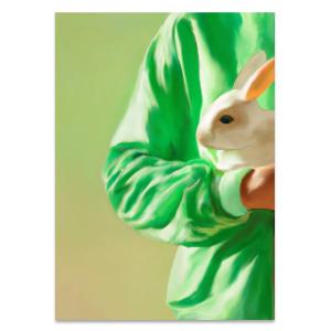 Paper Collective - White Rabbit Poster, 70 x 100 cm