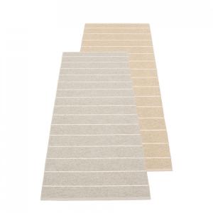 Pappelina - tapis carl réversible, 70 x 180 cm, lin / beige