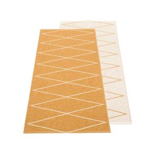 Pappelina - Max tapis réversible, 70 x 160 cm, ocre / vanil…