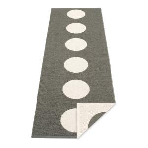 Pappelina - Vera tapis réversible, 70 x 225 cm, charbon de…